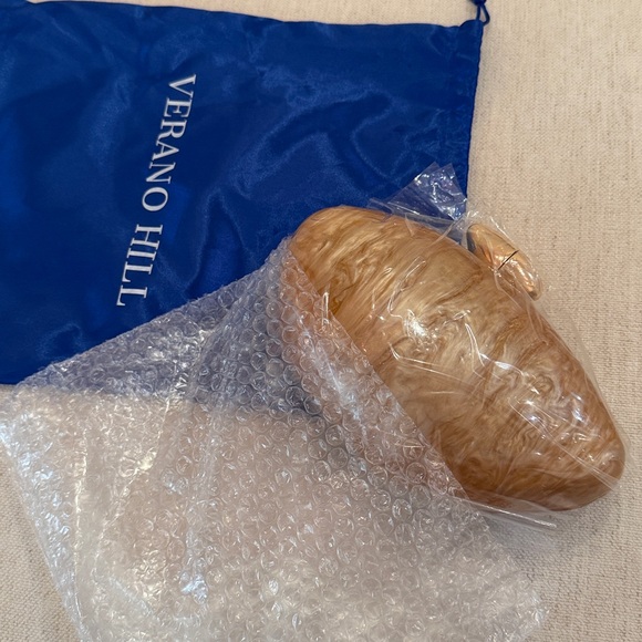 Verano hill Zariya Acrylic Clutch Bag crossbody chain strap cult Gaia style * - Picture 7 of 7